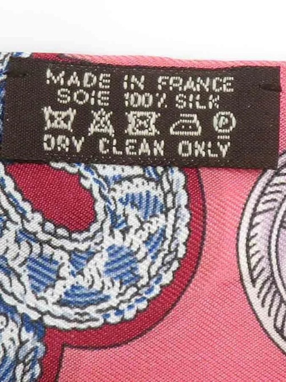 Auth HERMES Twilly Scarf Pink/Multicolor Silk - Picture 12 of 12